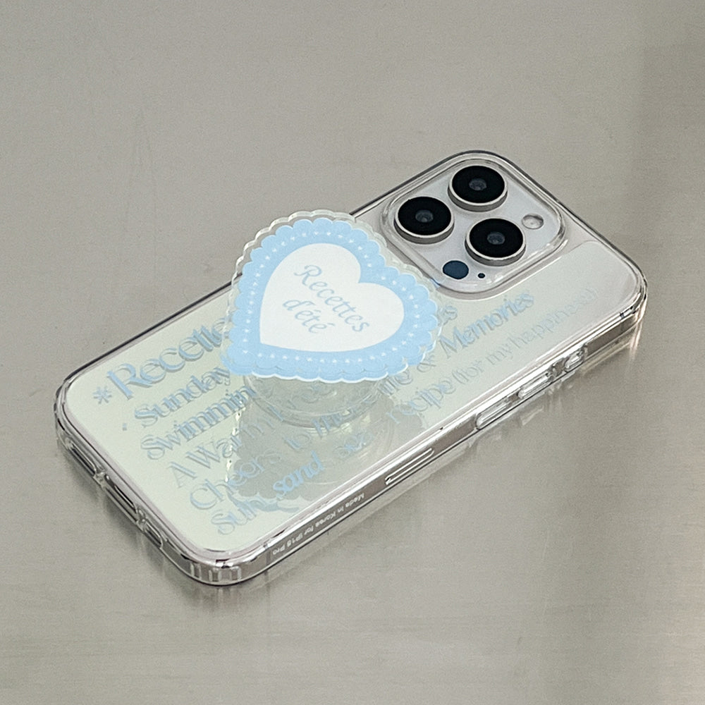 [Mademoment] Summer Recipe Design Glossy Mirror Phone