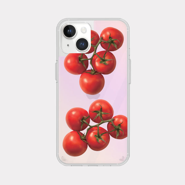 [Mademoment] Red Tomato Design Glossy Mirror Phone Case