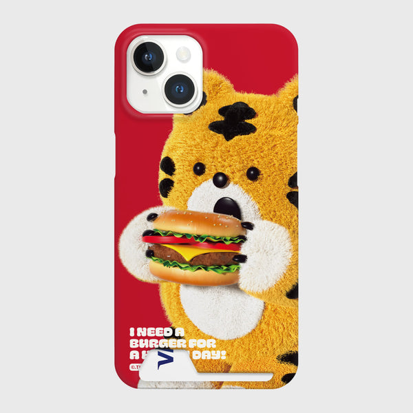 [THENINEMALL] Favorite Hamburger Hard Phone Case (2 types)