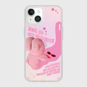 [THENINEMALL] Pink Shadow Windy Mirror Phone Case