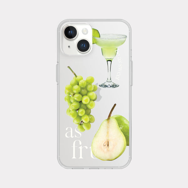 [Mademoment] Sweet Fruits Design Clear Phone Case (3 Types)