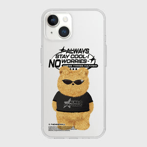 [THENINEMALL] No Worries Gummy Clear Phone Case (3 types)