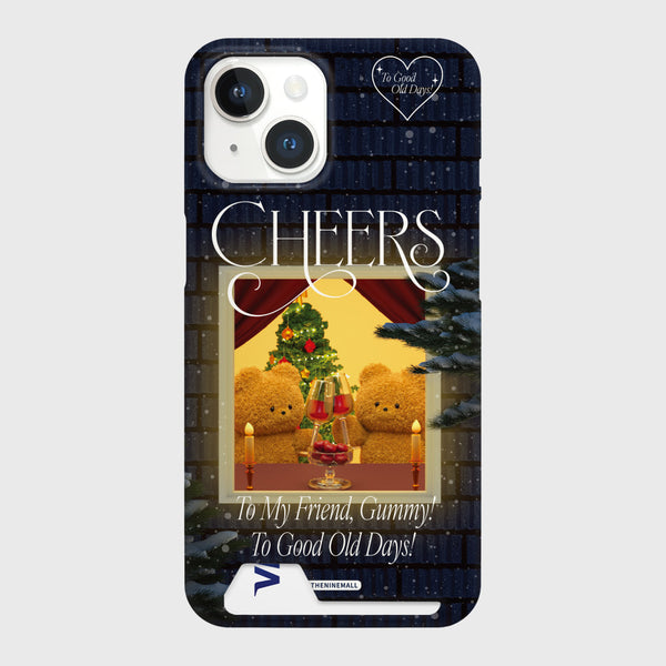 [THENINEMALL] Cheers Gummy Hard Phone Case (2 types)