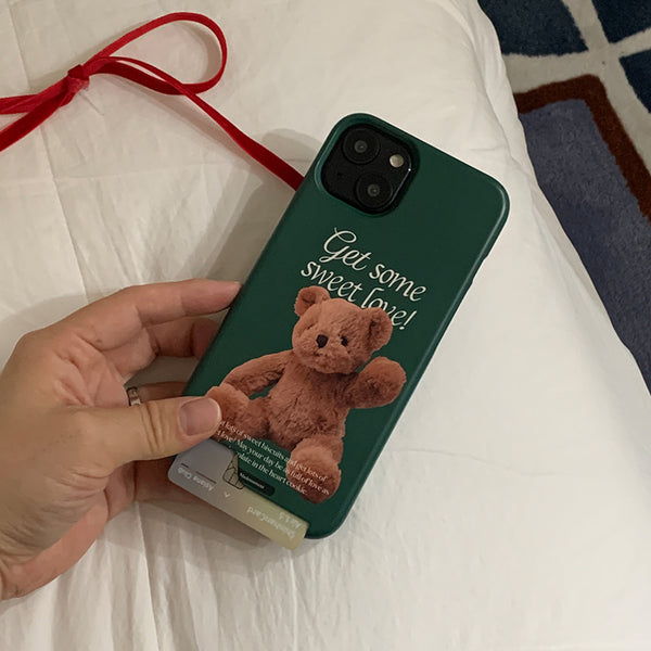 [Mademoment] Sweet Some Teddy Design Phone Case