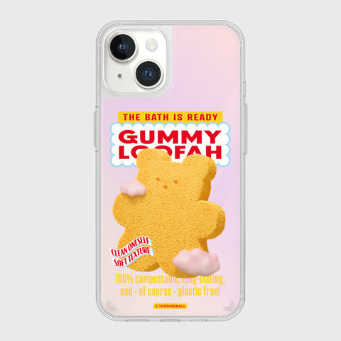 [THENINEMALL] Loofah Gummy Mirror Phone Case