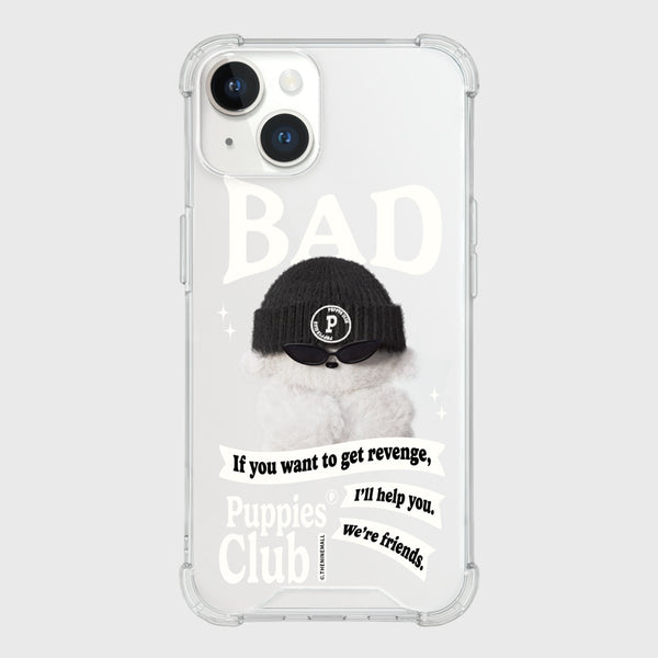 [THENINEMALL] Bad Puppies Club Clear Phone Case (3 types)