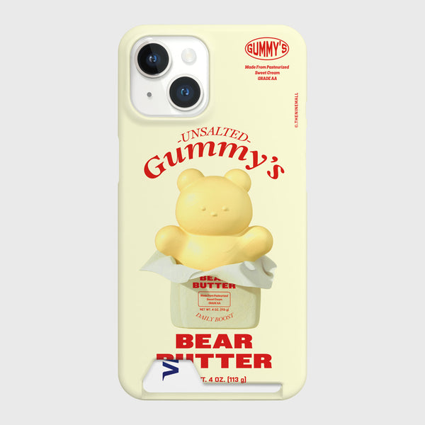 [THENINEMALL] Butter Gummy Hard Phone Case (2 types)