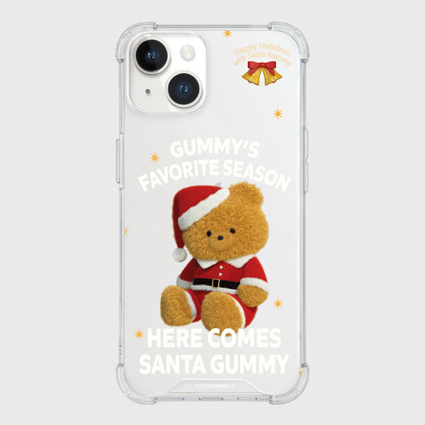 [THENINEMALL] Here Comes Santa Gummy Clear Phone Case (3 types)