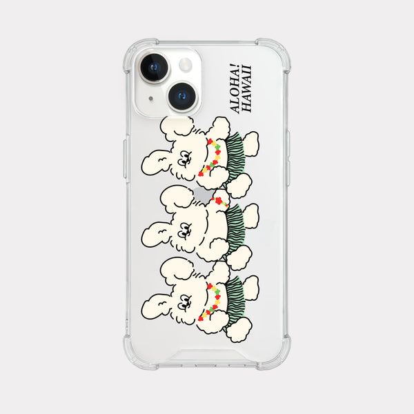 [Mademoment] Aloha Butty Design Clear Phone Case (3 Types)