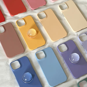 [Mademoment] Pastel Plain Design Phone Case