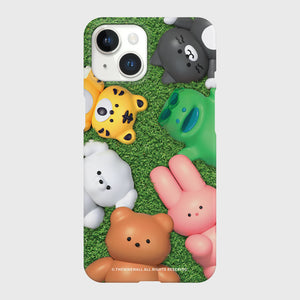 [THENINEMALL] Sunny Days Friends Hard Phone Case (2 types)