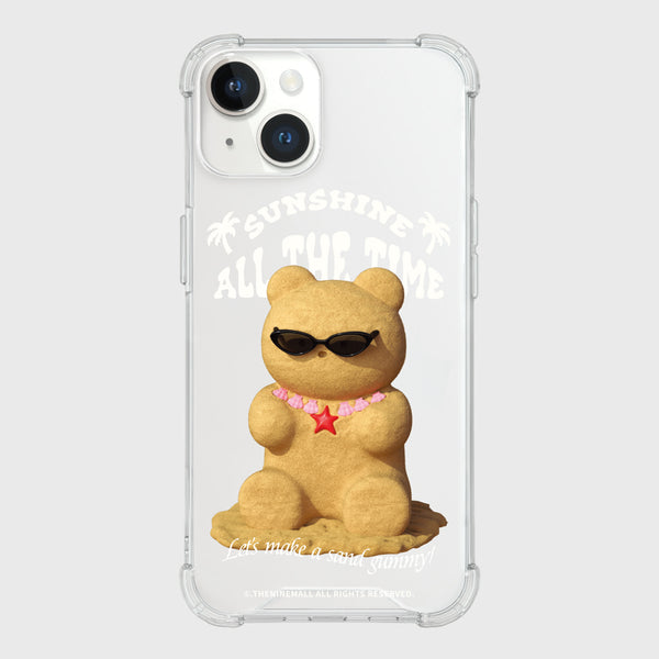 [THENINEMALL] Sand Gummy Clear Phone Case (3 types)