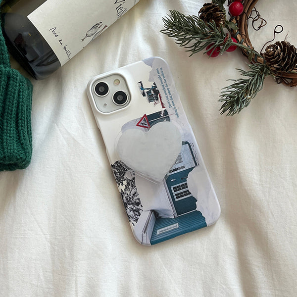 [Mademoment] Beautiful Snow Pile Design Phone Case