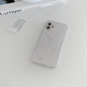 [Mademoment] Sand Pattern Design Clear Phone Case (3 Types)