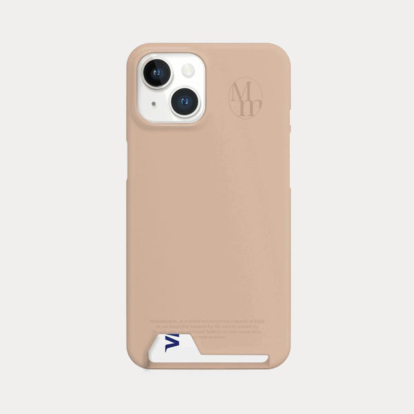 [Mademoment] Soft Cream Plain Design Phone Case