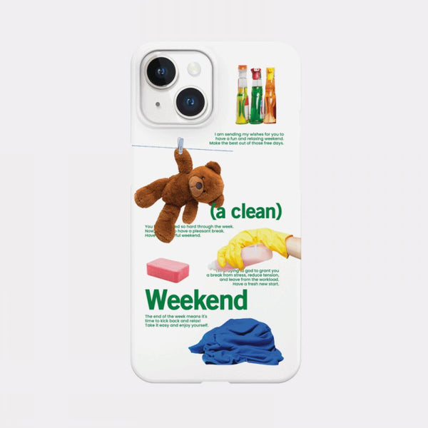 [Mademoment] Happy Weekend Design Phone Case