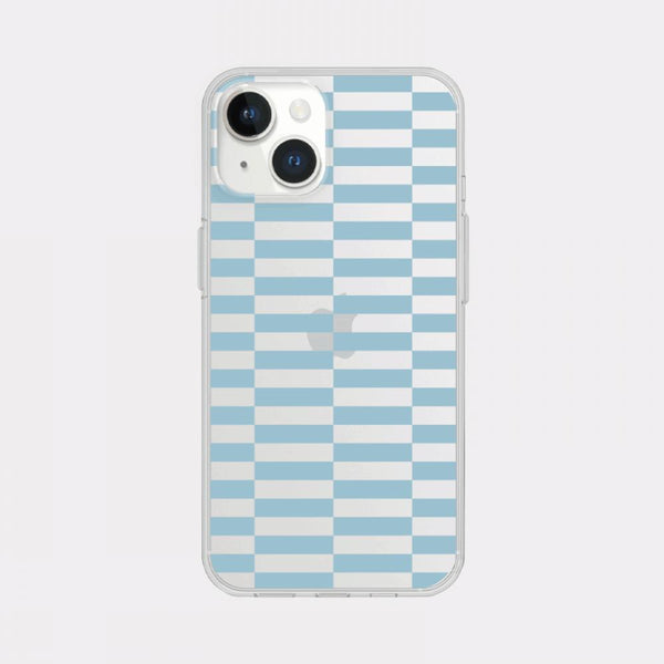 [Mademoment] Coloring Blue Design Clear Phone Case (3 Types)