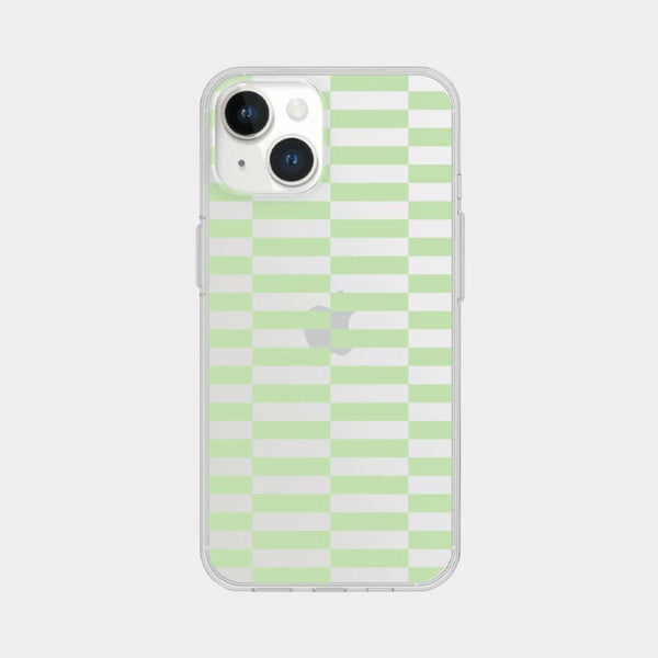 [Mademoment] Coloring Green Design Clear Phone Case (3 Types)