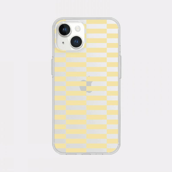 [Mademoment] Coloring Yellow Design Clear Phone Case (3 Types)