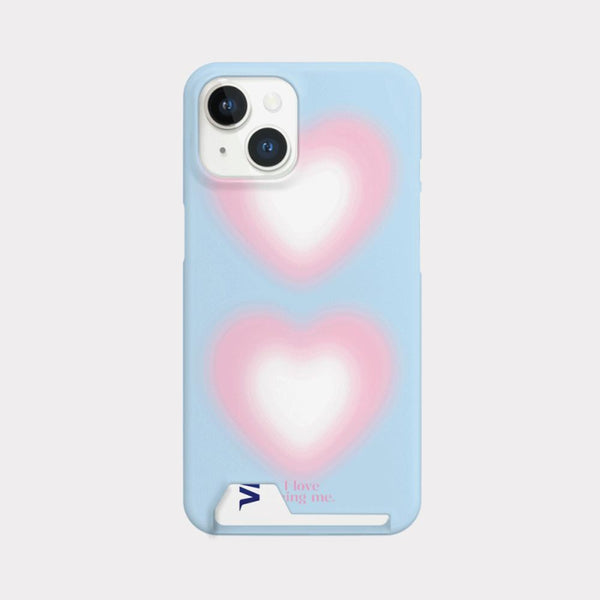 [Mademoment] Two Heart Gradation Design Phone Case