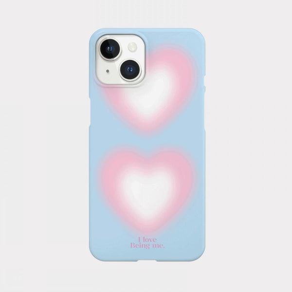 [Mademoment] Two Heart Gradation Design Phone Case