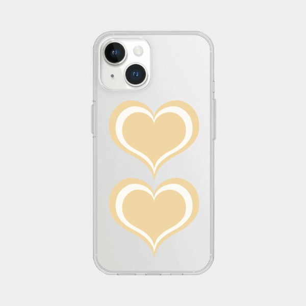 [Mademoment] Coloring Yellow Design Clear Phone Case (3 Types)