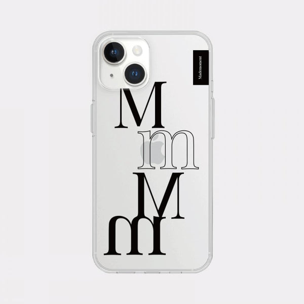 [Mademoment] Two Tone Design Clear Phone Case (3 Types)