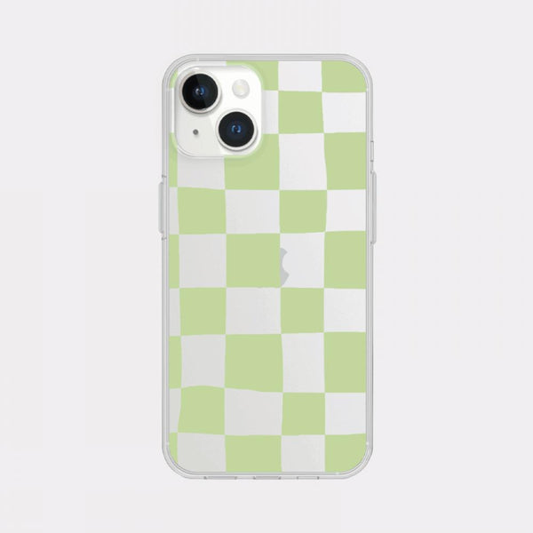 [Mademoment] Coloring Green Design Clear Phone Case (3 Types)