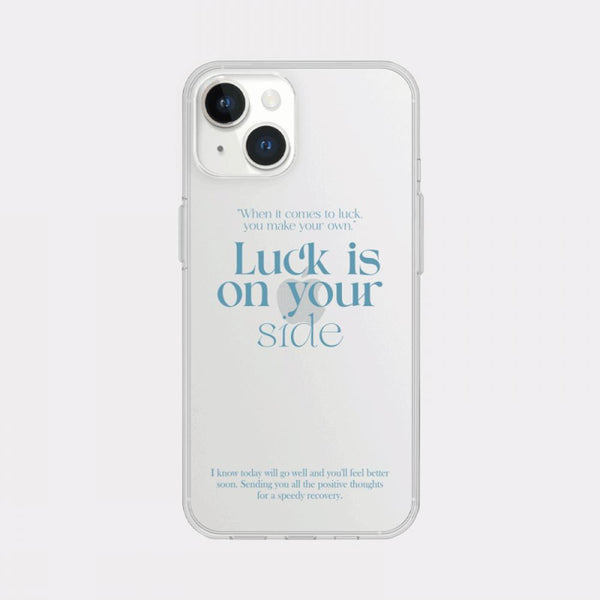 [Mademoment] Coloring Blue Design Clear Phone Case (3 Types)