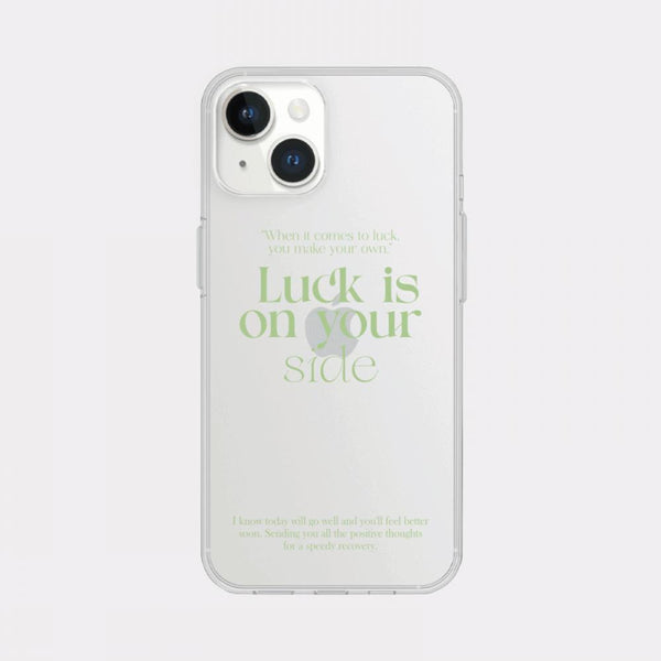 [Mademoment] Coloring Green Design Clear Phone Case (3 Types)