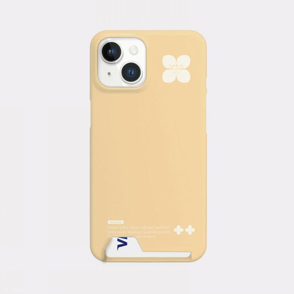 [Mademoment] Coloring Yellow Design Phone Case