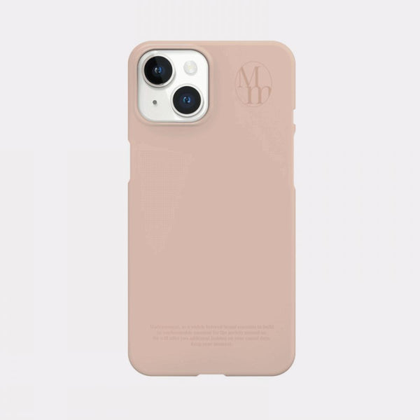 [Mademoment] Soft Cream Plain Design Phone Case