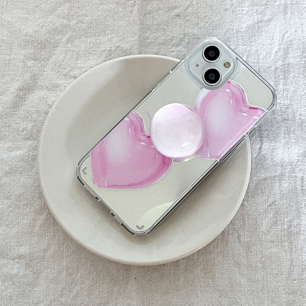 [Mademoment] Pure Love Design Glossy Mirror Phone Case