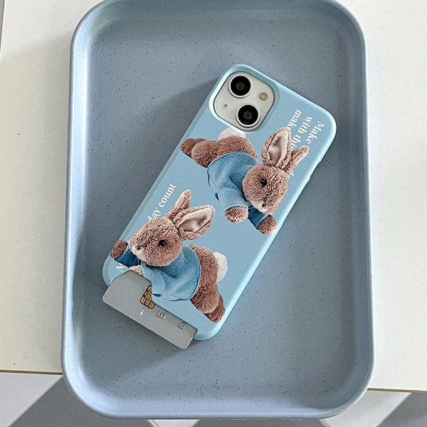 [Mademoment] Make Happy Bunny Design Phone Case