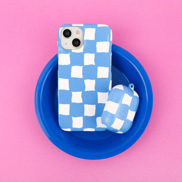 [THENINEMALL] Painting Checkerboard Hard Phone Case (2 types)