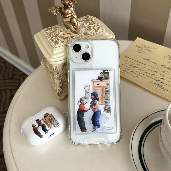 [Mademoment] Joyful Day Design Clear Phone Case (4 Types)