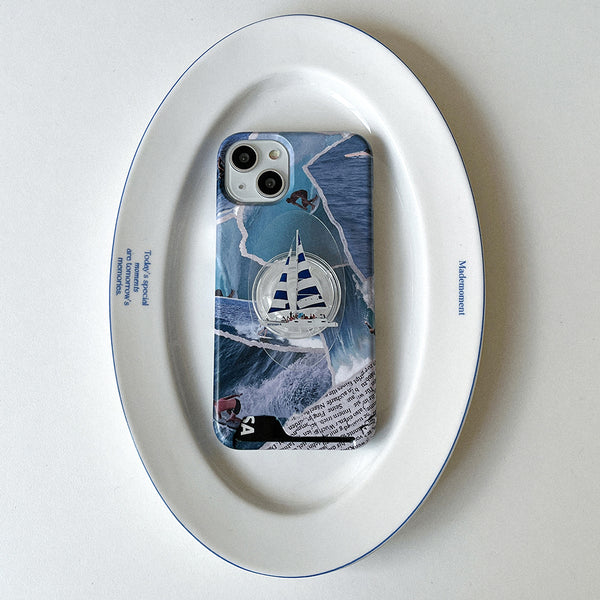 [Mademoment] Collage Beach Design Phone Case