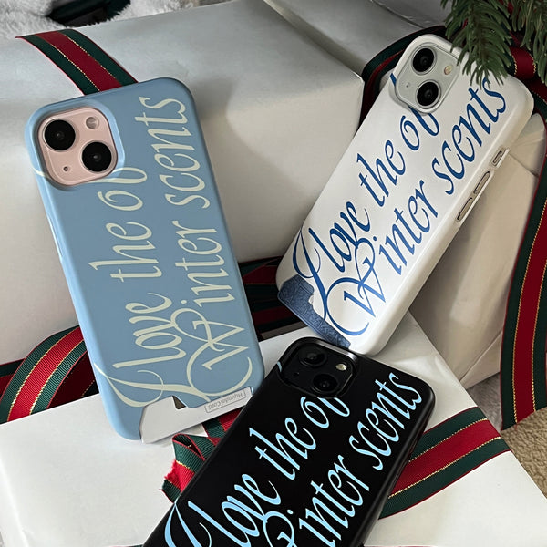 [Mademoment] Love The Scents Lettering Design Phone Case