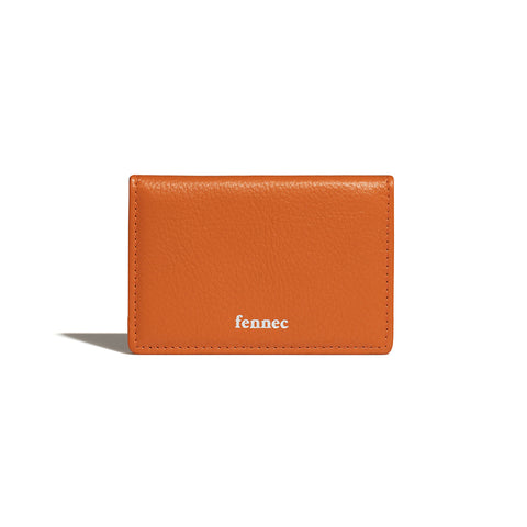[Fennec] SOFT CARD CASE - DARK ORANGE