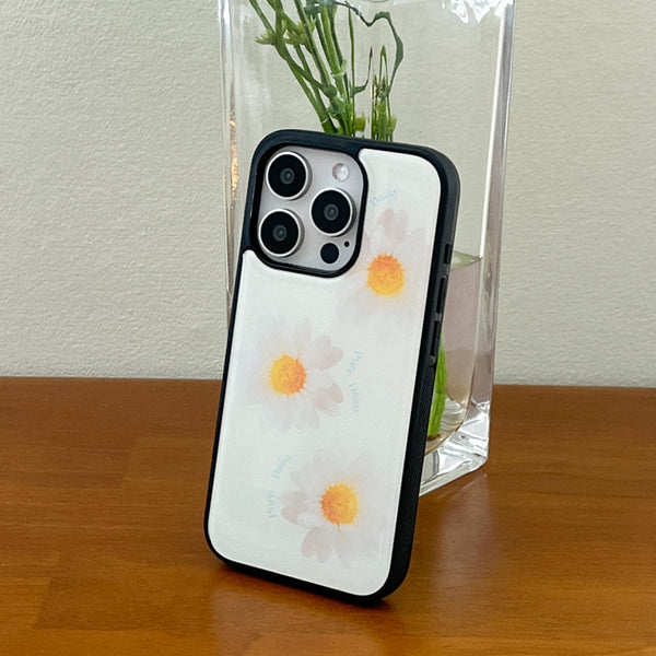 [Mademoment] Pure Daisy Design Bumper Phone Case