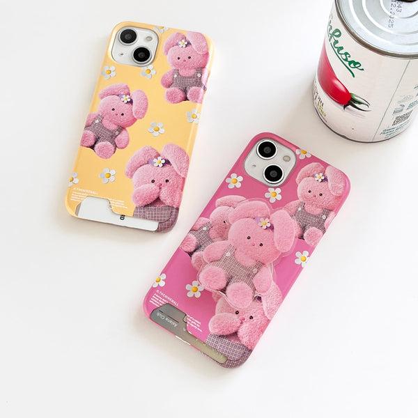 [THENINEMALL] Daisy Hair Tie Windy Hard Phone Case (2 types)