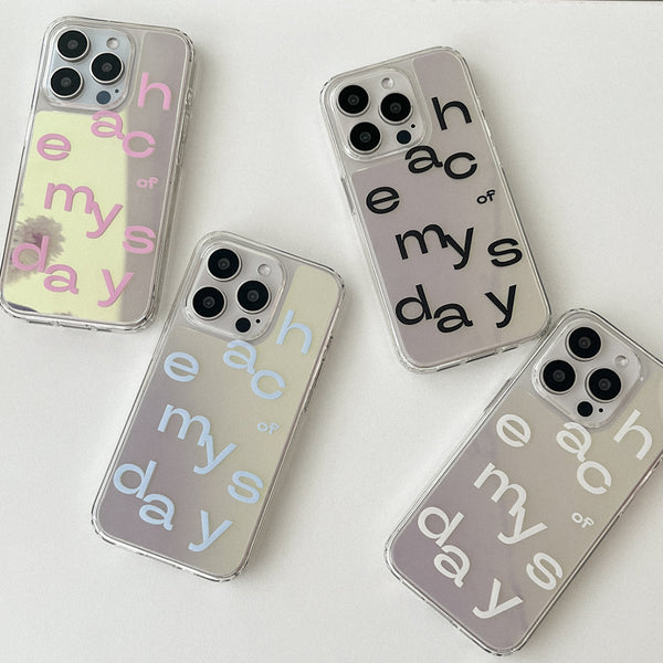 [Mademoment] Each Of Day Design Glossy Mirror Phone