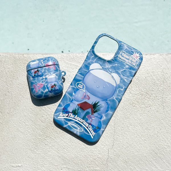 [THENINEMALL] Gummy Fish House Hard Phone Case (2 types)