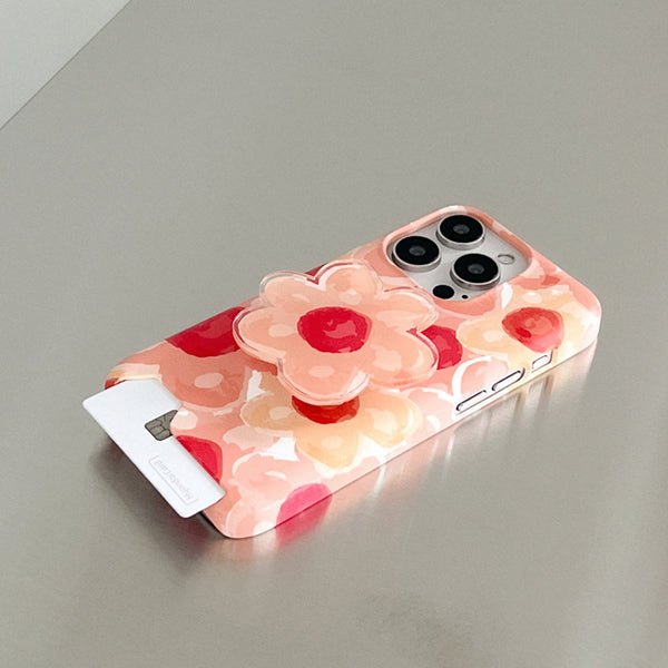 [Mademoment] Flower Watercolor Design Phone Case