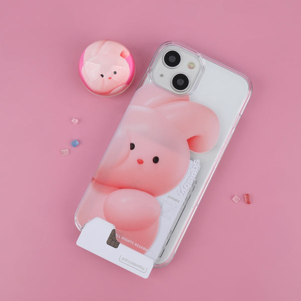 [THENINEMALL] Windy Squishy Clear Phone Case (3 types)