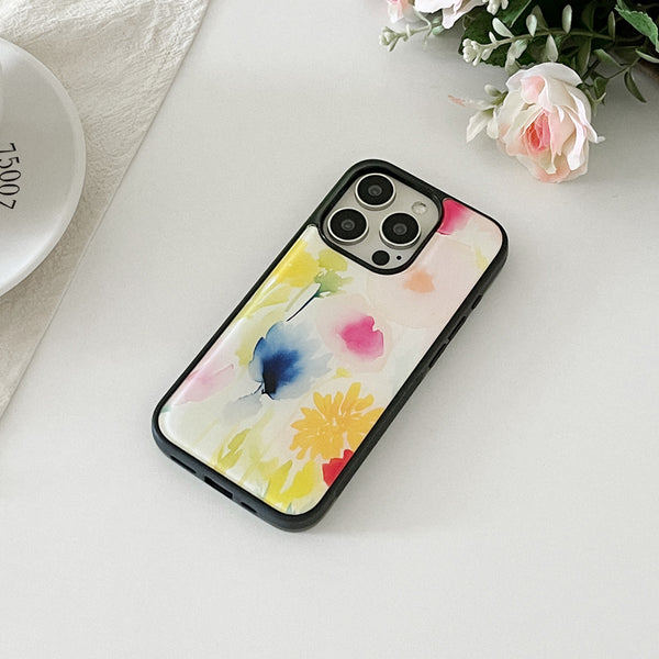 [Mademoment] Iris Garden Design Bumper Phone Case