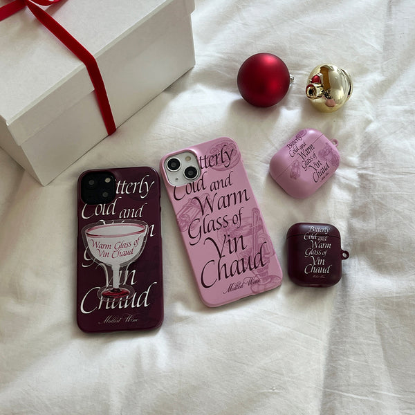 [Mademoment] Glass Of Vin Chaud Design Phone Case