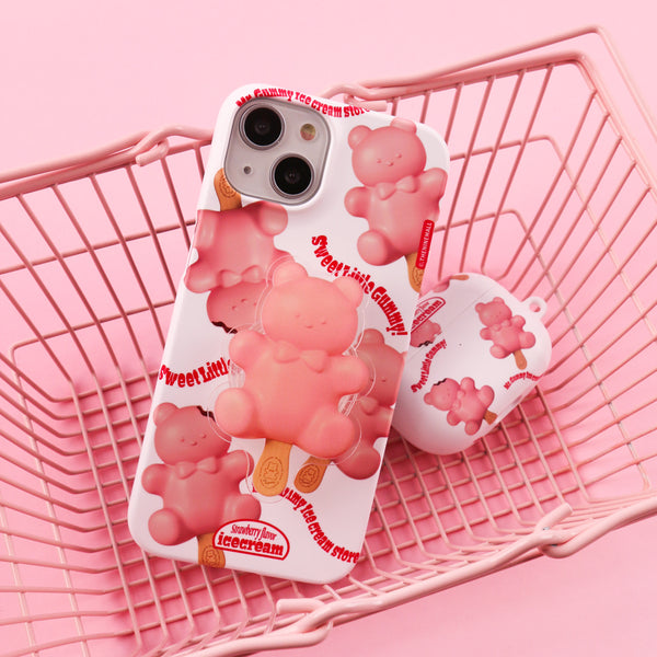 [THENINEMALL] Pattern Ice Cream Gummy AirPods Hard Case