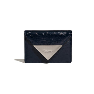 [Fennec] CRINKLE TRIANGLE ACCORDION POCKET - NAVY