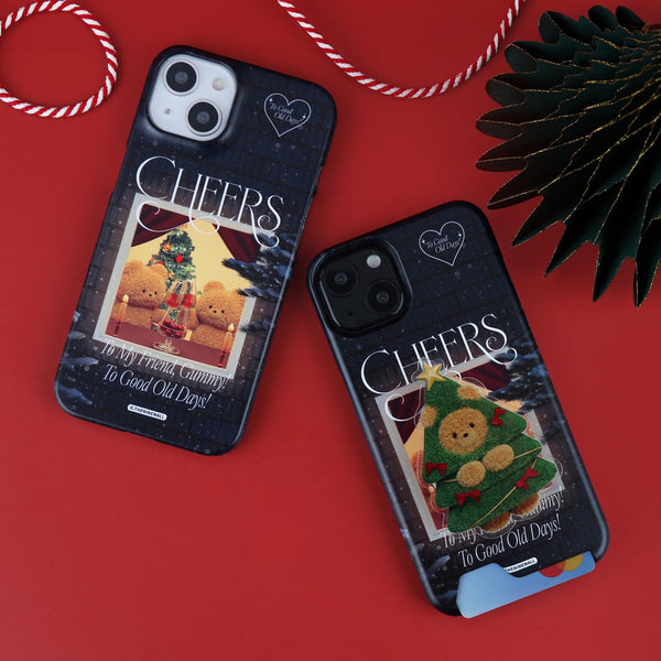 [THENINEMALL] Cheers Gummy Hard Phone Case (2 types)